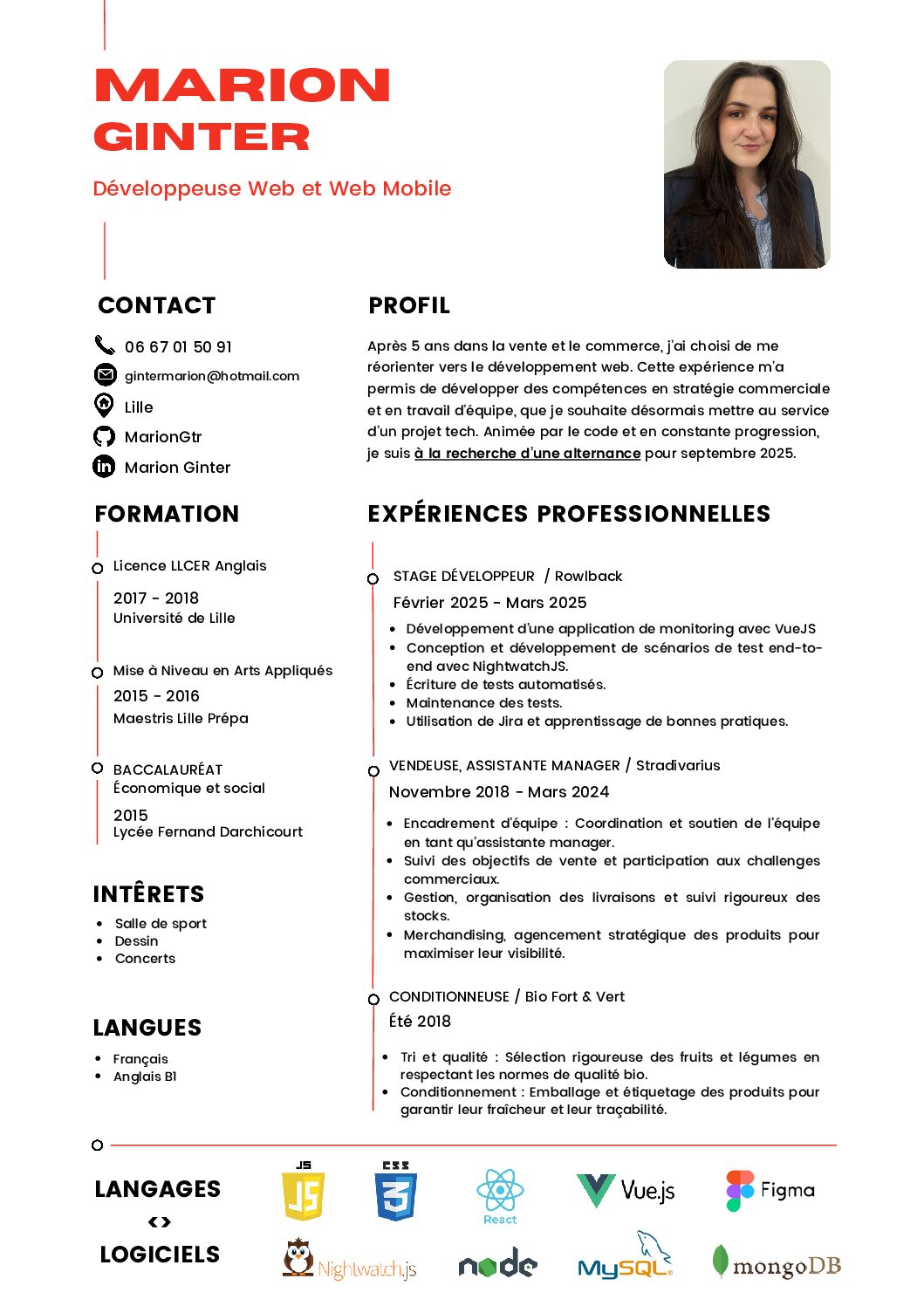 CV Marion Ginter