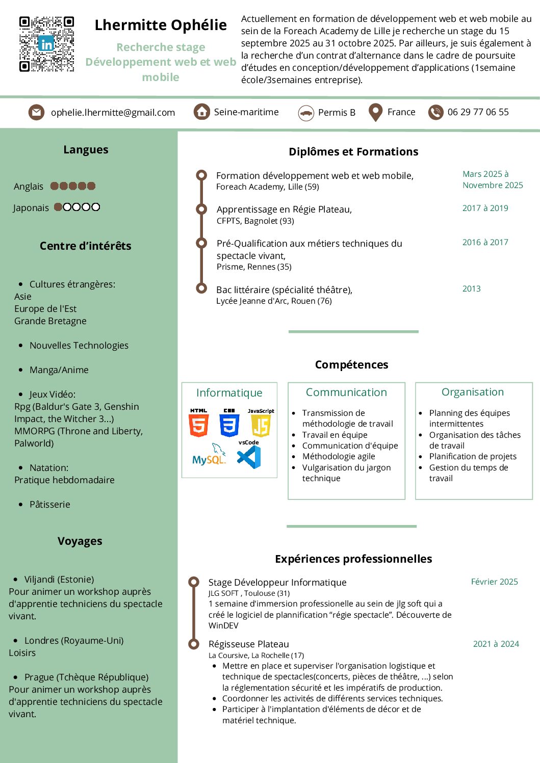 LHERMITTE Ophélie
