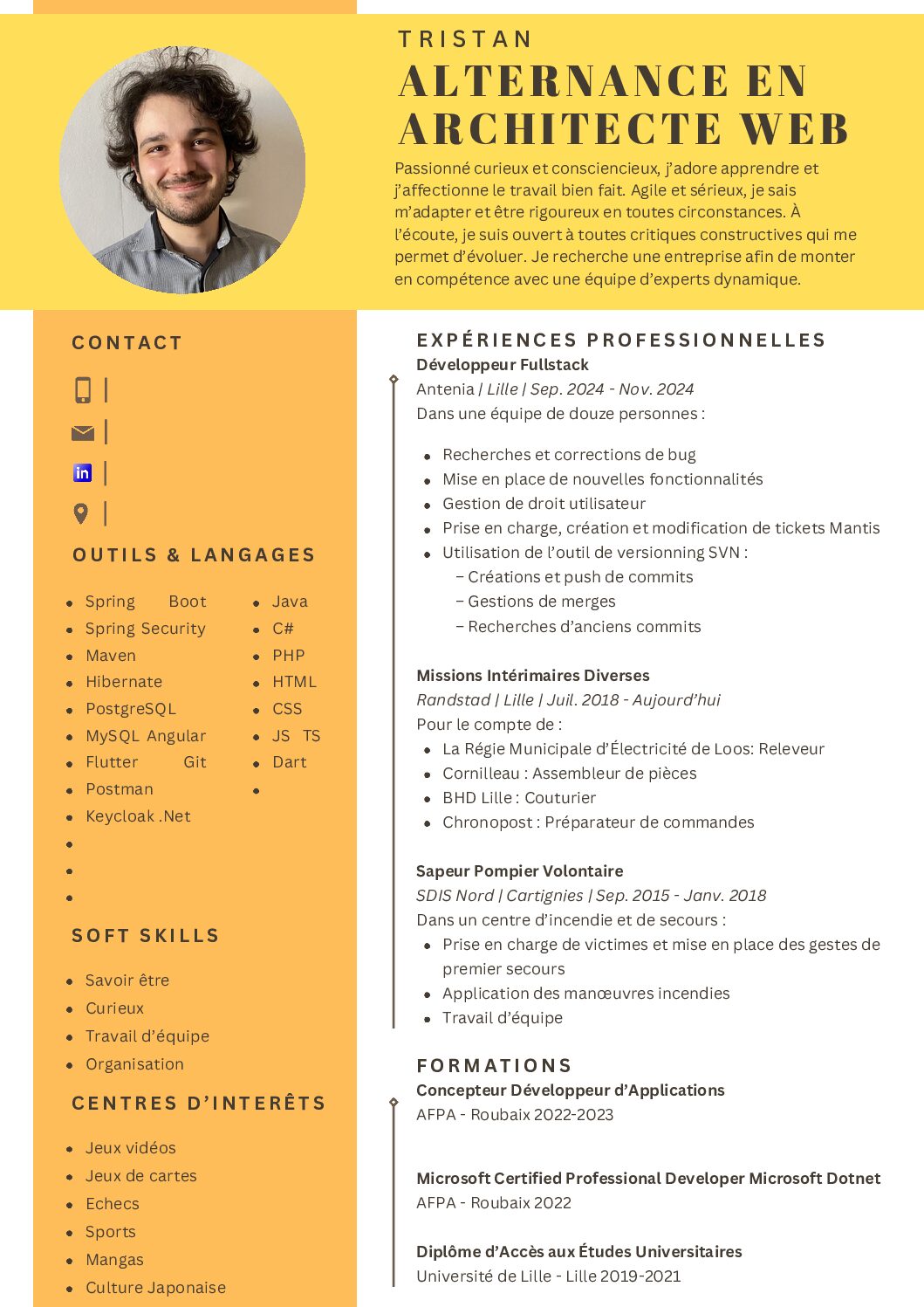 CV Tristan